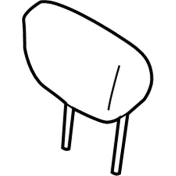 Nissan 86400-1JA0C HEADREST-Front