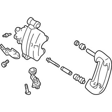 Toyota 47750-17160 Caliper Assembly