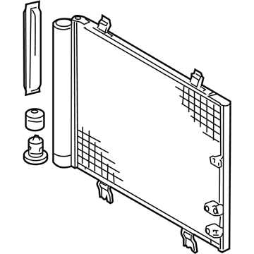 Lexus 88460-30871 CONDENSER Assembly