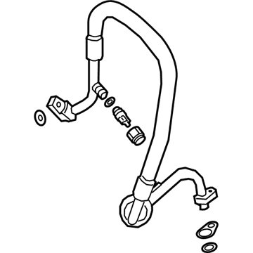 Ford JL3Z-19867-MA Return Hose