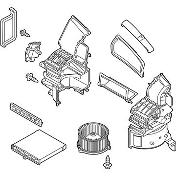 Toyota 87130-WB003 Blower Assembly