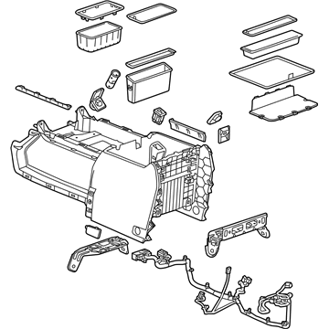GM 84144705 Console Assembly