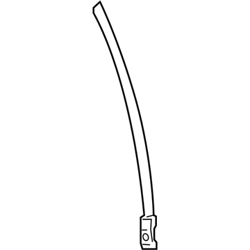 Acura 72271-SJA-A01 Sash, Left Front Door Center (Lower)