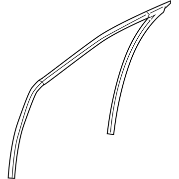 Acura 72275-SJA-A01 Channel, Left Front Door Run