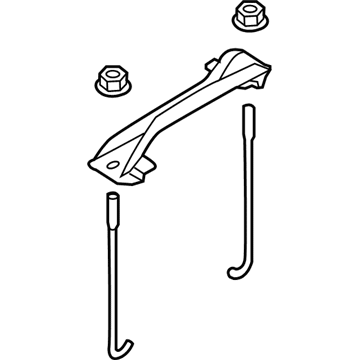 Kia 371604D100 Bracket-Battery Mounting