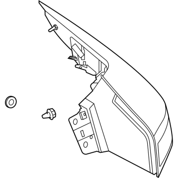 Nissan 26559-6RR0D Body Assy-Rear Combination Lamp, LH