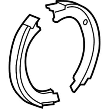 GM 22782942 Park Brake Shoes