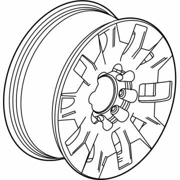 GM 84742719 Wheel, Alloy