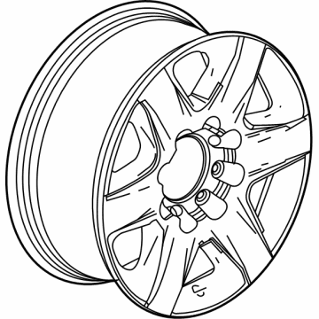 GM 84742715 Wheel, Alloy