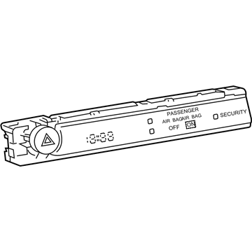 Toyota 83910-21050 Hazard Switch