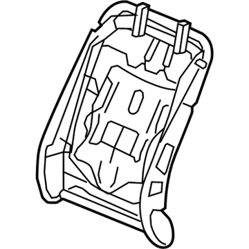 Honda 81126-T5R-A01 Frame, R. FR. Seat-Back