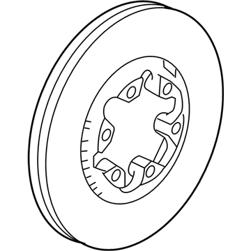 GM 25832146 Front Brake Rotor Assembly