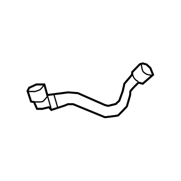 BMW 17-12-8-654-852 COOLANT RETURN LINE