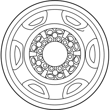 Nissan 40300-9Z800 Spare Tire Wheel Assembly