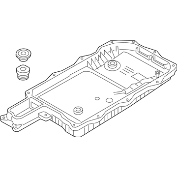 BMW 24-11-8-632-189 Transmission Oil Pan With Filter Repair Set