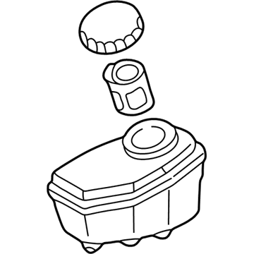 Lexus 47220-50160 Reservoir Sub-Assy, Brake Master Cylinder