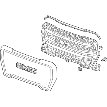 GM 84508681 Grille