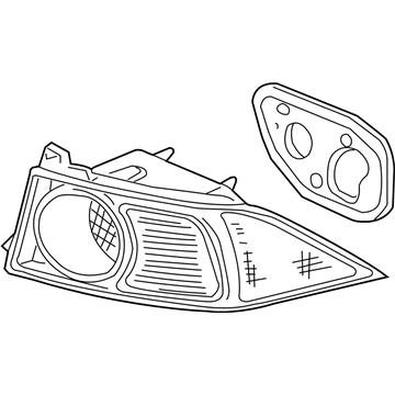 Acura 33506-SEC-A51 Lamp Unit, Driver Side