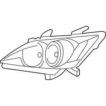 Lexus 81130-33670 Headlamp Unit Assembly, Right