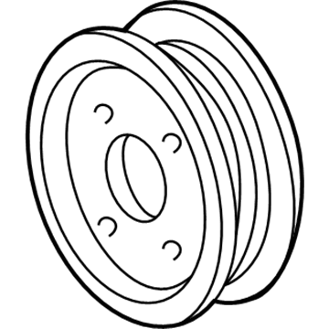 Lexus 16371-46040 PULLEY, Fan