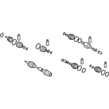 Hyundai 49501-S8450 Shaft Assembly-Drive, RH