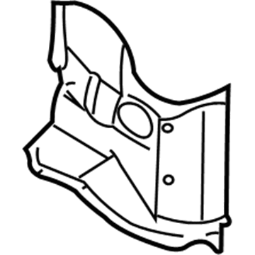 Nissan 48649-2Y000 INSULATOR-Heat, Power Steering