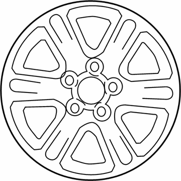 Toyota 42611-48470 Wheel, Alloy