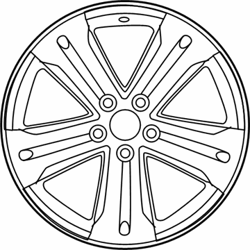 Toyota 42611-48430 Wheel, Alloy