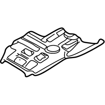 BMW 51-45-7-002-608 Trim Panel Foot Controls