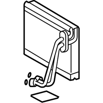 Lexus 88501-50280 Evaporator Sub-Assy (Rear)