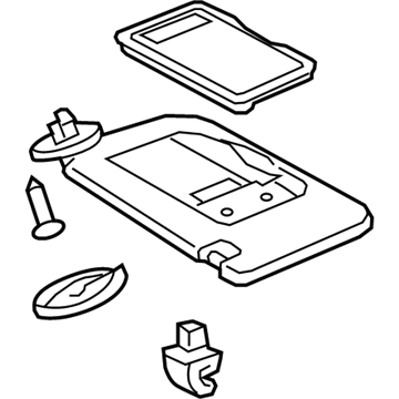 Lexus 74310-53270-A0 Visor Assy, RH