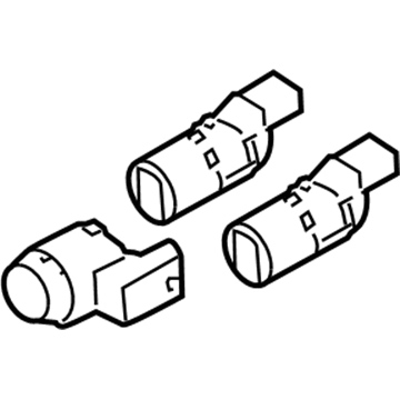 BMW 66-20-9-270-501 Ultrasonic Transducer, Plug, Elbow