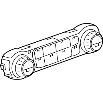 GM 23449156 Control Asm-Heater & A/C *Black