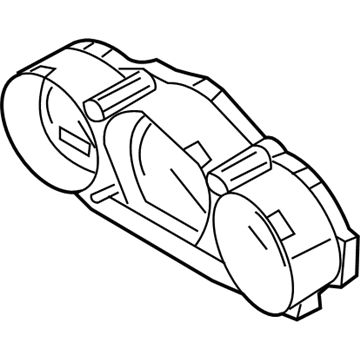 Nissan 24820-CF000 Speedometer Assembly