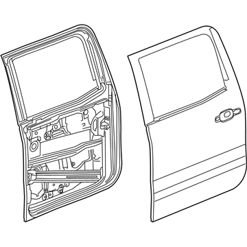 GM 84208320 Door Shell