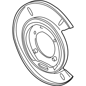 GM 92258978 Shield, Parking Brake Actuator Splash