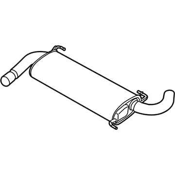 Mopar 68190016AD Exhaust Muffler