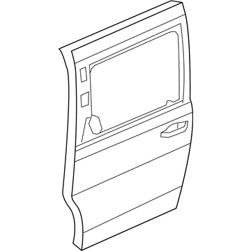 Mopar 5020698AP Door-Sliding