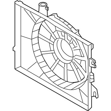 Kia 253503X000 SHROUD-Radiator