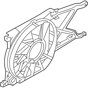 GM 13147276 Shroud, Engine Coolant Fan