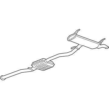 GM 84492284 Muffler & Pipe