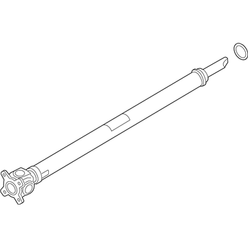 BMW 26-10-7-855-833 DRIVE SHAFT AUTOMATIC TRANSM