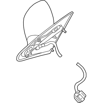 Mopar 4724656AF Passenger Side Mirror Outside Rear View