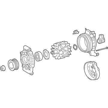 Lexus 27060-38140 Alternator Assembly With Regulator