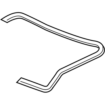 Acura 74865-S0K-A00 Weatherstrip, Trunk Lid