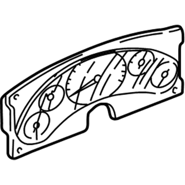 GM 9370095 Cluster Assembly