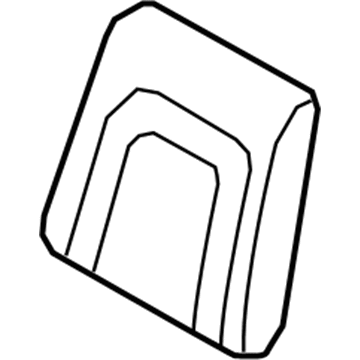 Toyota 71077-60L80-C2 Seat Back Cover