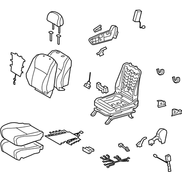 Toyota 71100-48E70-B3 Seat Assembly