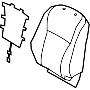 Toyota 71073-48A50-E0 Seat Back Cover