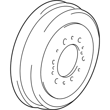 Toyota 42431-35210 Brake Drum